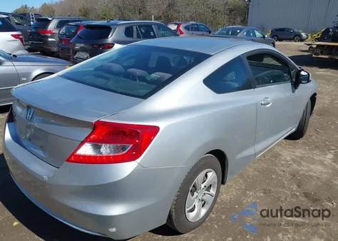 2013 Honda Civic Lx z USA, uszkodzony, nr VIN 2HGFG3B53DH517568